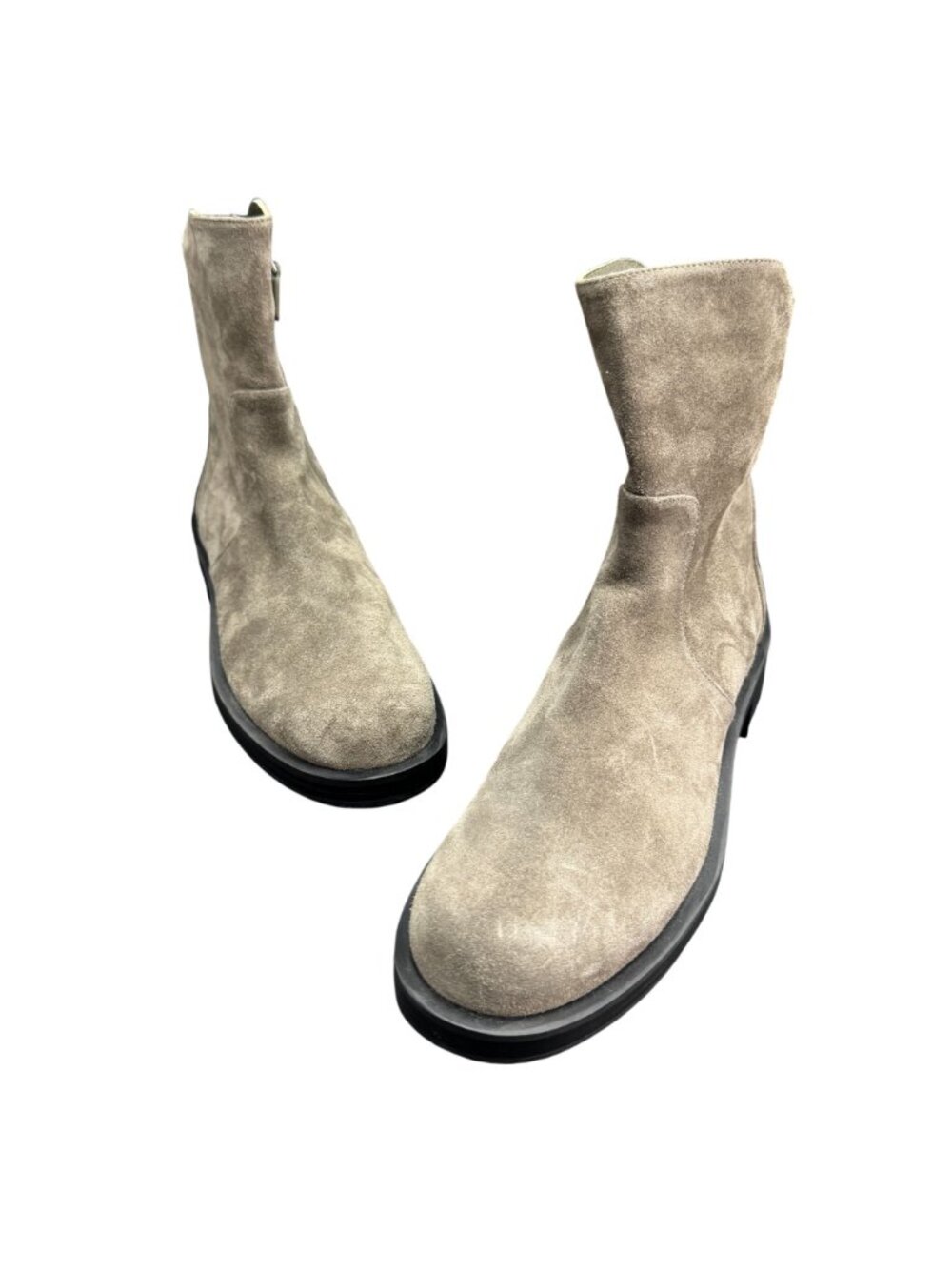 Stuart Weitzman 5050 Bold Zip Khaki Suede Bootie Women's Boots, Size 6.5 NWOB - Picture 3 of 9